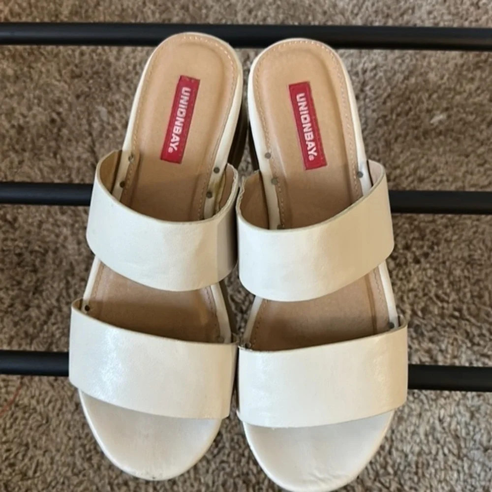 Unionbay Womens Zozo Slide Platform Sandals size 7.5